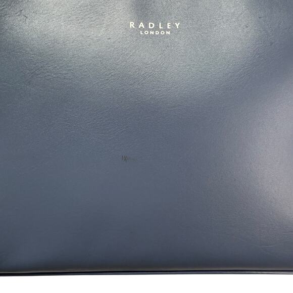 Radley London Selby Street Leather Small Zip Top Crossbody Shoulder Bag Blue - Picture 9 of 9